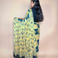 Mustard Ajrakh Modal Handblock Printed Saree