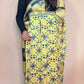 Mustard Ajrakh Modal Handblock Printed Saree