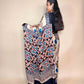 Ivory Ajrakh Modal Handblock Printed Saree
