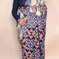 Ivory Ajrakh Modal Handblock Printed Saree