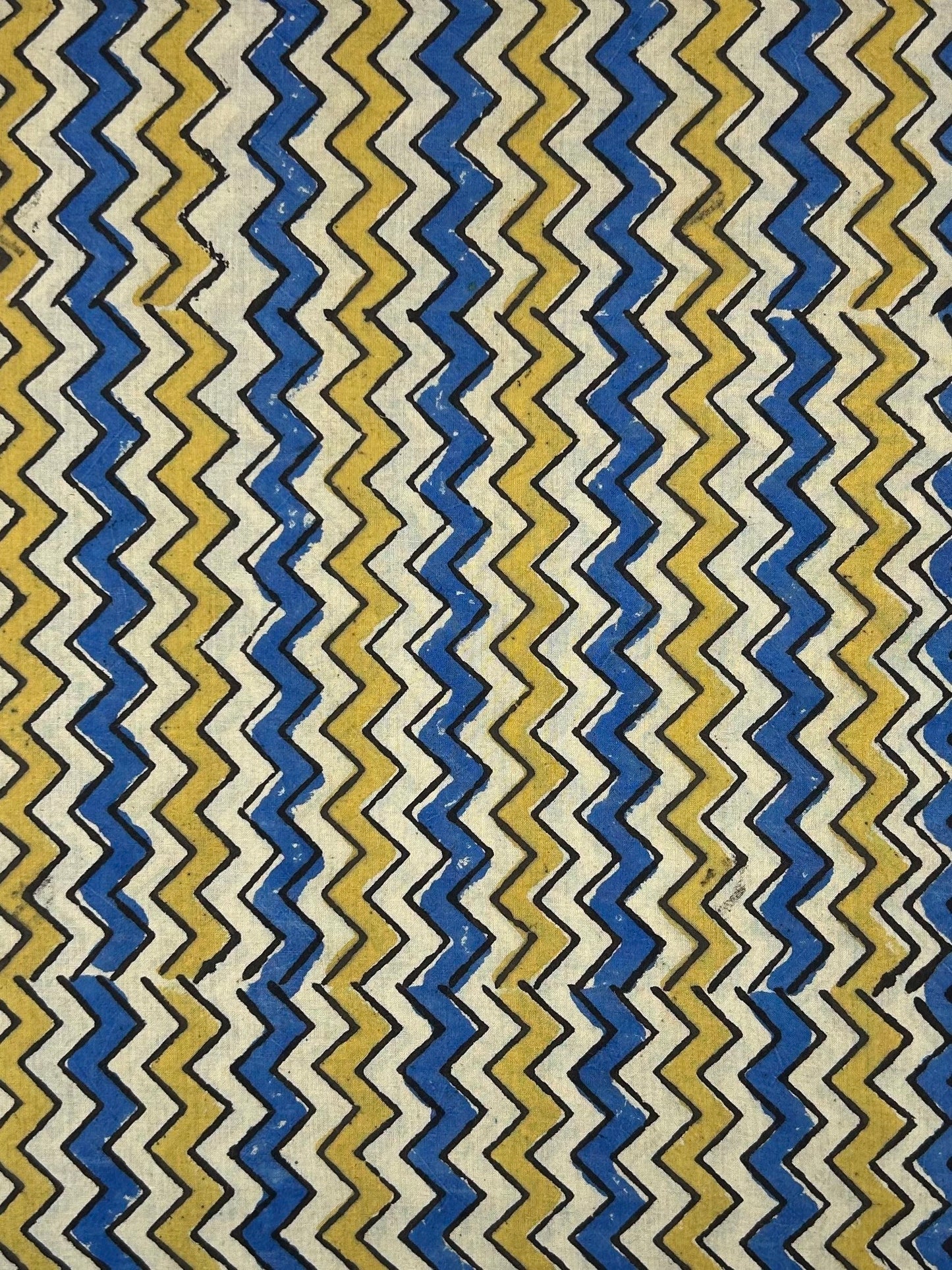 Ajrakh Handblock Printed Cotton Fabric