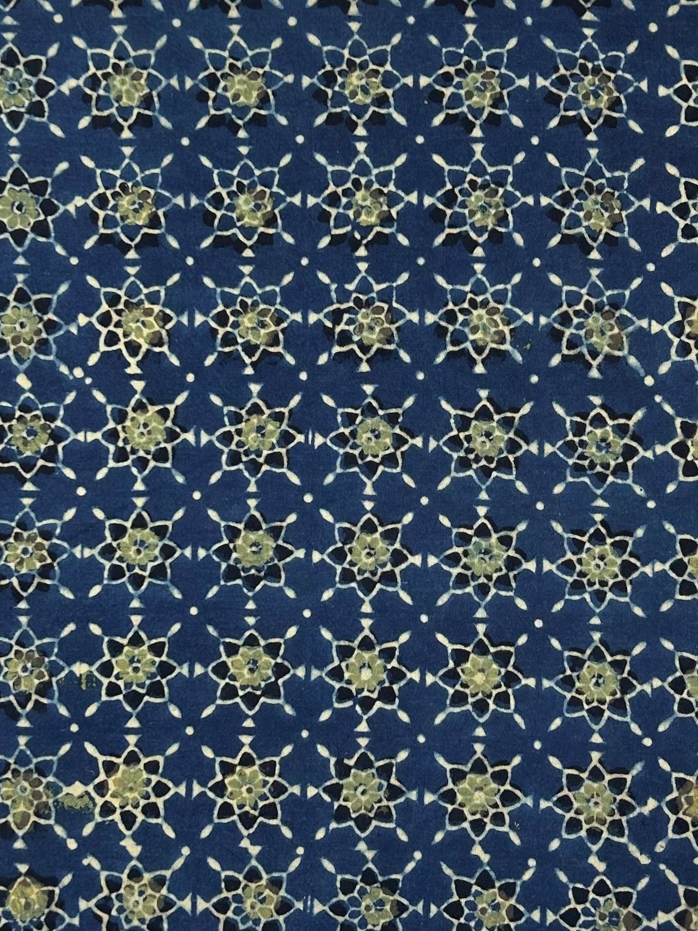 Ajrakh Handblock Printed Cotton Fabric