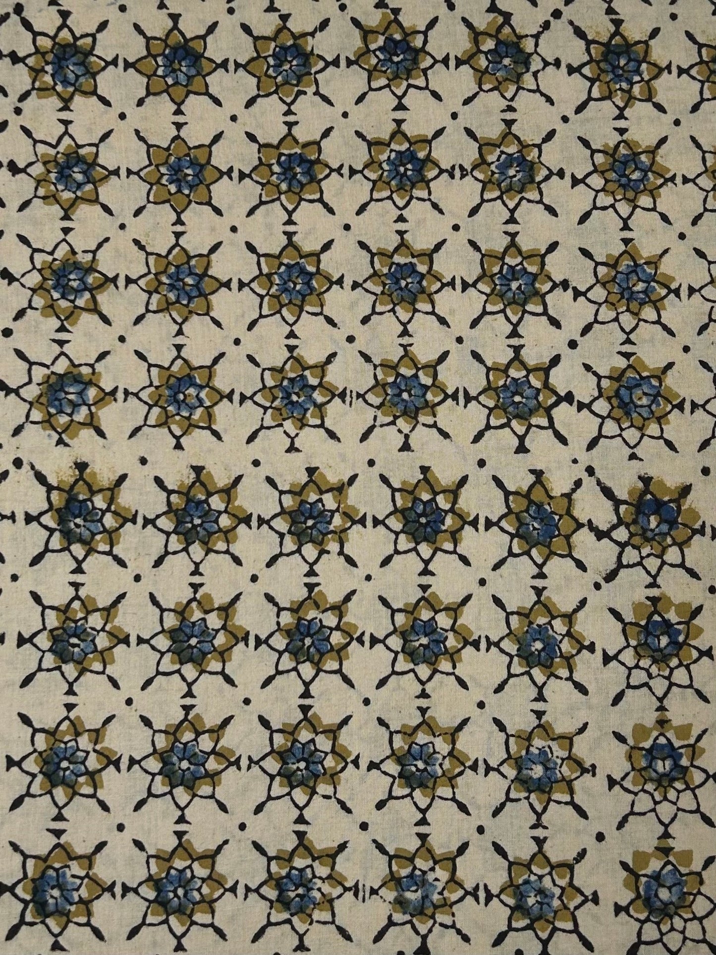 Ajrakh Handblock Printed Cotton Fabric