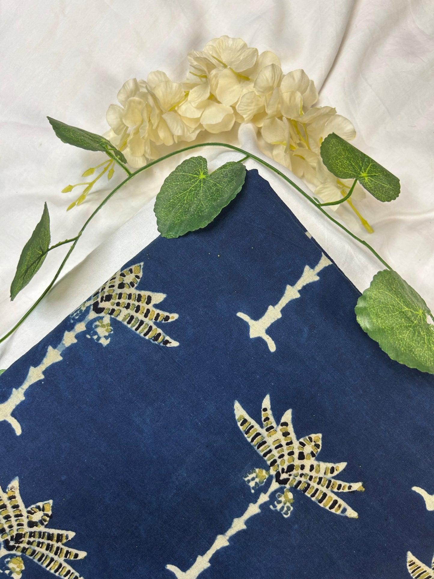 Ajrakh Handblock Printed Cotton Fabric