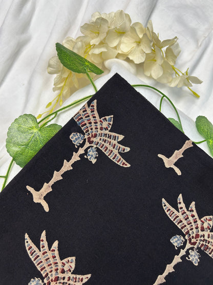 Ajrakh Handblock Printed Cotton Fabric