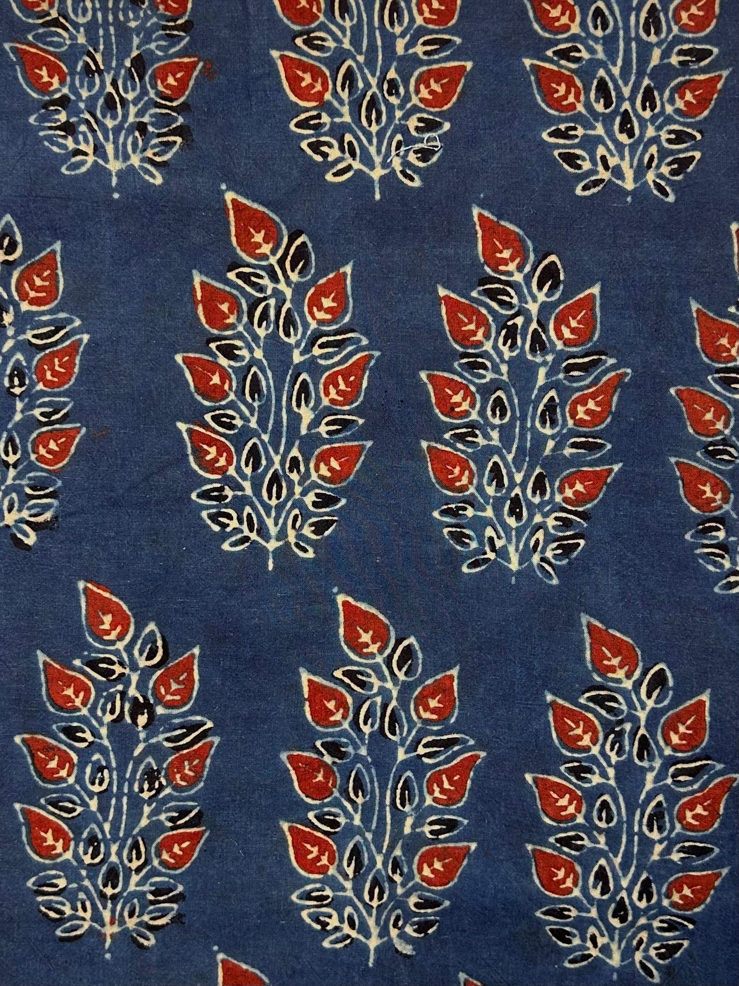 Ajrakh Handblock Printed Cotton Fabric