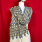 Traditional Ajrakh Print Cotton Dupatta with Floral Motif Design