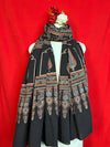 Ajrakh Cotton Handblock Printed Dupatta for Women