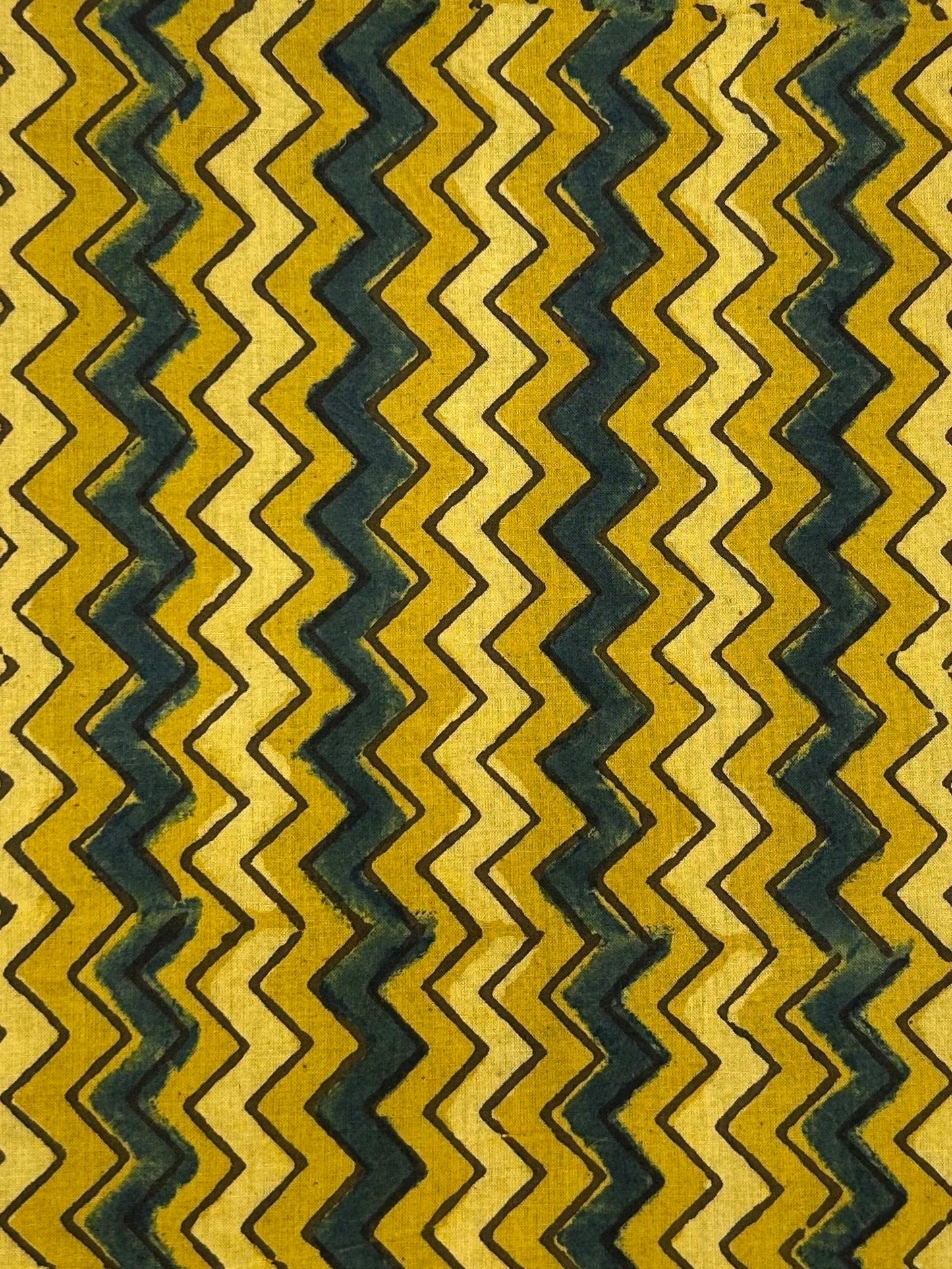 Ajrakh Handblock Printed Cotton Fabric