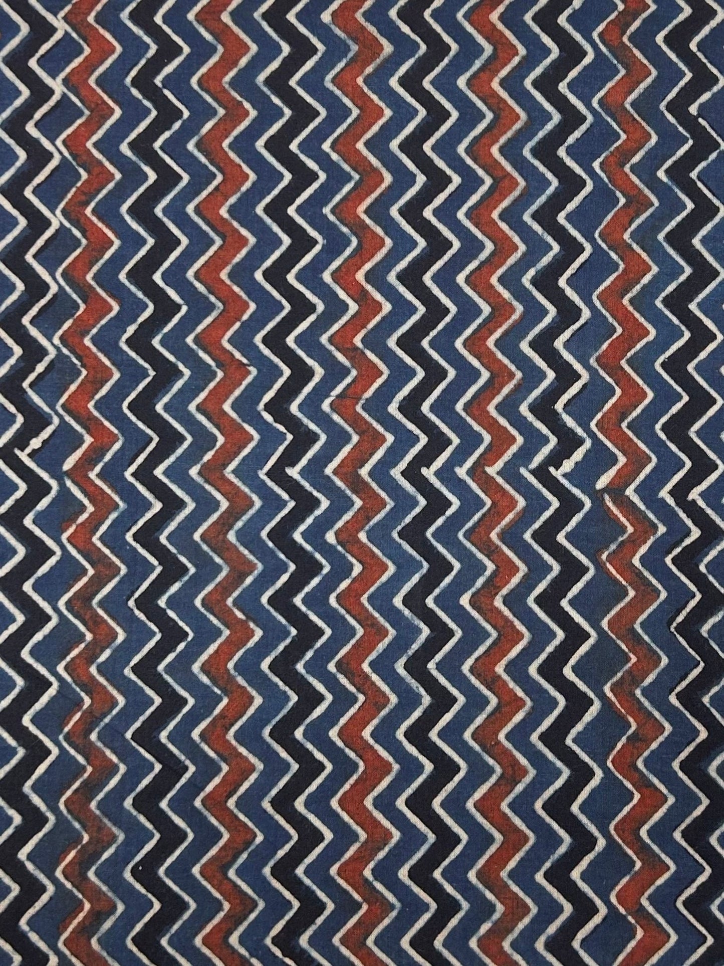 Ajrakh Handblock Printed Cotton Fabric