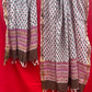 Anokhi handblock printed cotton linen dupatta