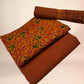 Multicolor Banjara Handblock Printed Cotton Suit Set | Rust Orange