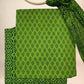 Multicolor Banjara Handblock Printed Cotton Suit Set | Green