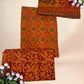 Rust Orange Banjara Handblock Printed Cotton Suit Set