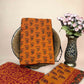 Rust Orange Banjara Handblock Printed Cotton Suit Set