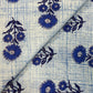 Multicolor Brush Hand Block Printed Fabric | Blue