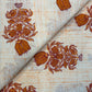Brush Hand Block Printed fabric