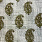 Brush Hand Block Printed fabric