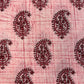 Brush Hand Block Printed fabric