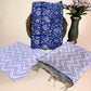 Multicolor Chanderi Handblock Printed Suit Set | Royal Blue