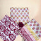 Multicolor Chanderi Handblock Printed Suit Set | Rani Pink
