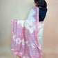 Anokhi Chanderi Handblock Printed Silk Saree
