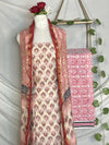 Chanderi Handblock Printed Suit Set