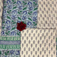 Powder Blue Cotton Dupatta Three- Piece Suits