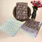 Brown Cotton Dupatta Three- Piece Suits