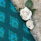 Discharge Print Handblock Cotton Fabric