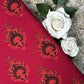 Discharge Print Handblock Cotton Fabric