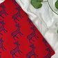 Discharge Print Handblock Cotton Fabric