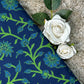 Discharge Print Handblock Cotton Fabric