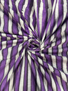 Multicolor Batik Hand-Block Printed Cotton Fabric | Violet 