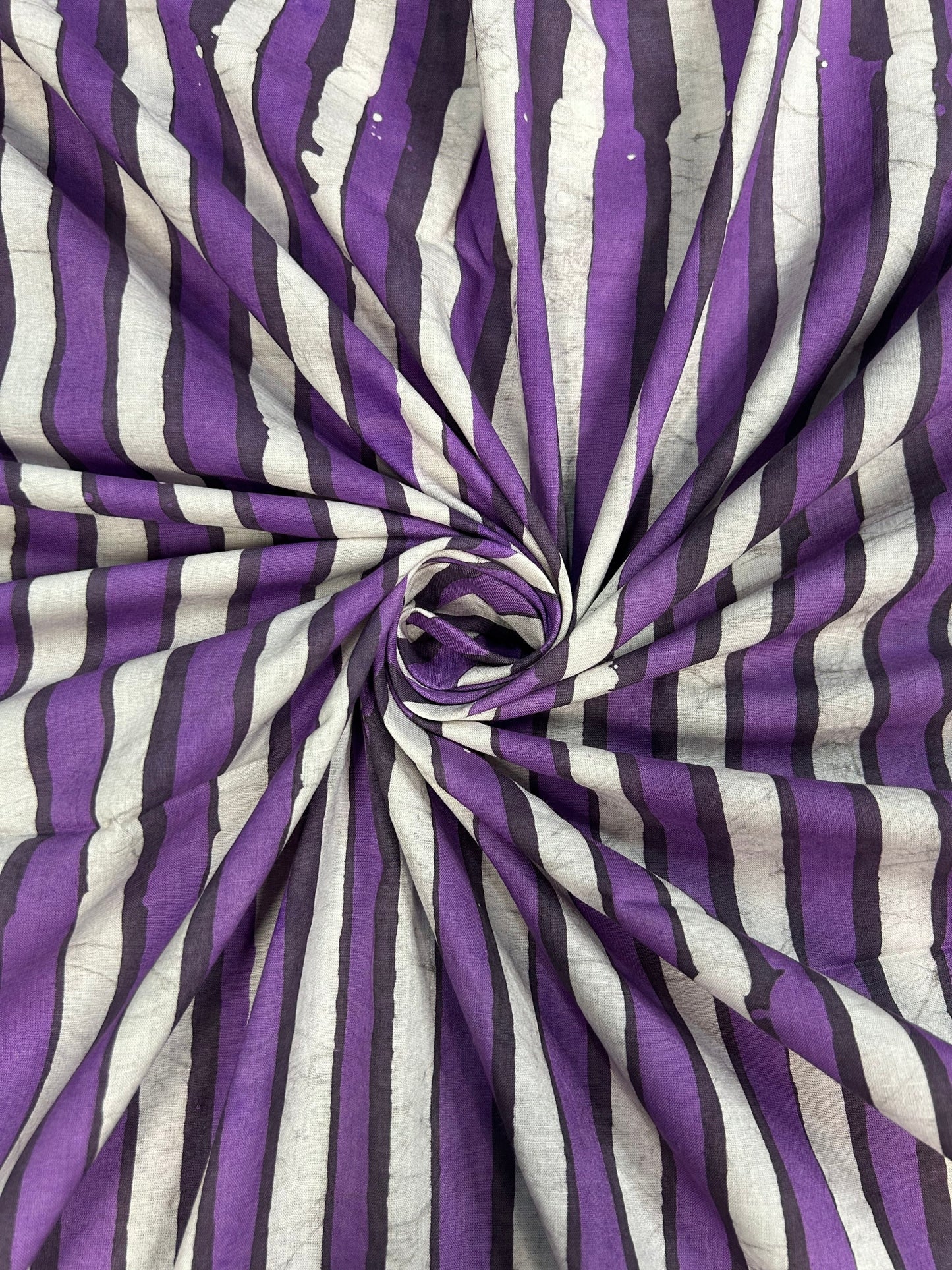 Batik Hand-Block Printed Cotton Fabric