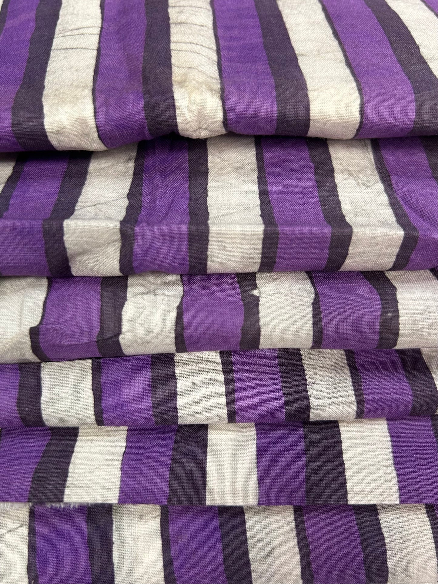 Batik Hand-Block Printed Cotton Fabric