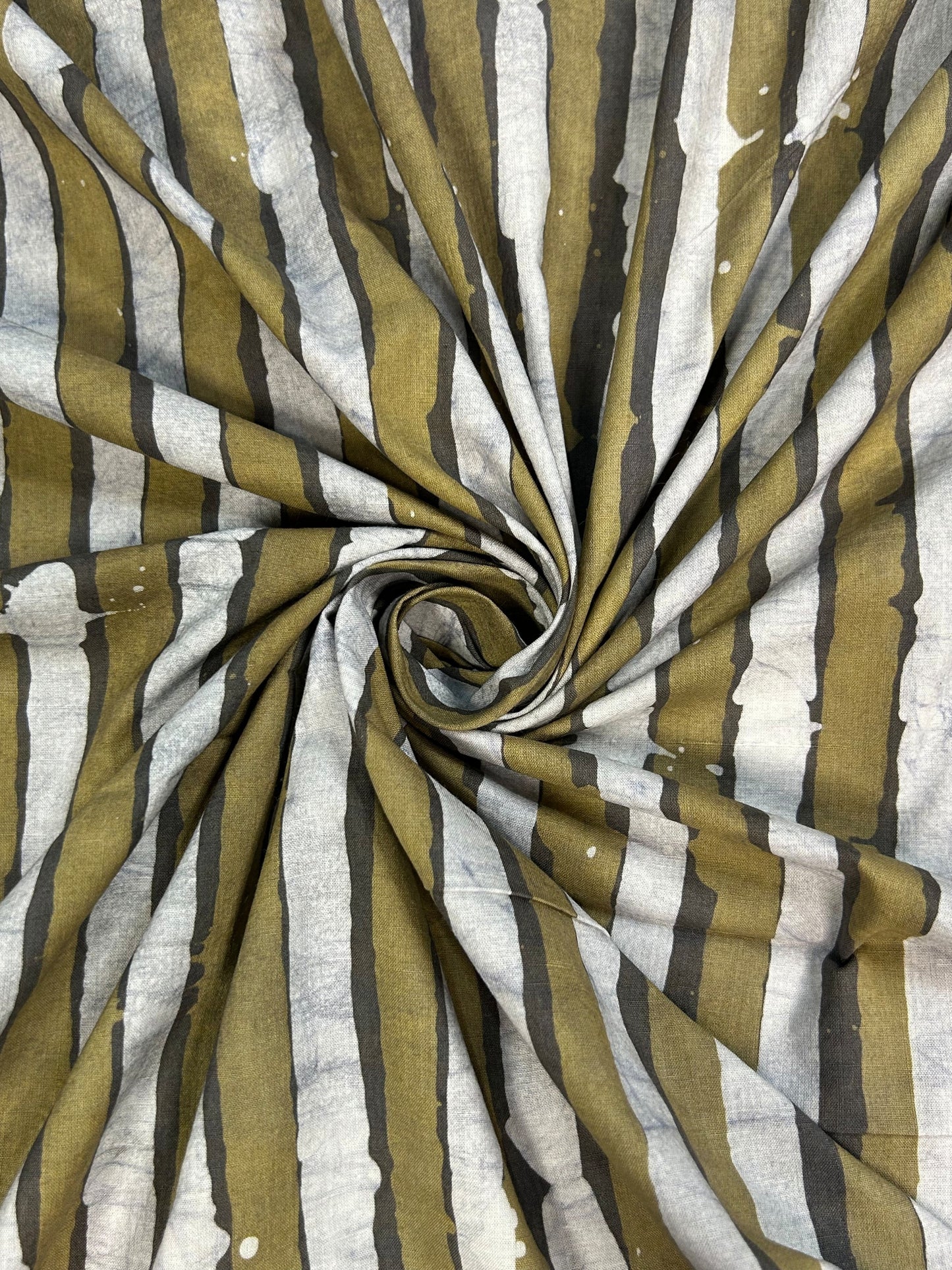 Batik Hand-Block Printed Cotton Fabric