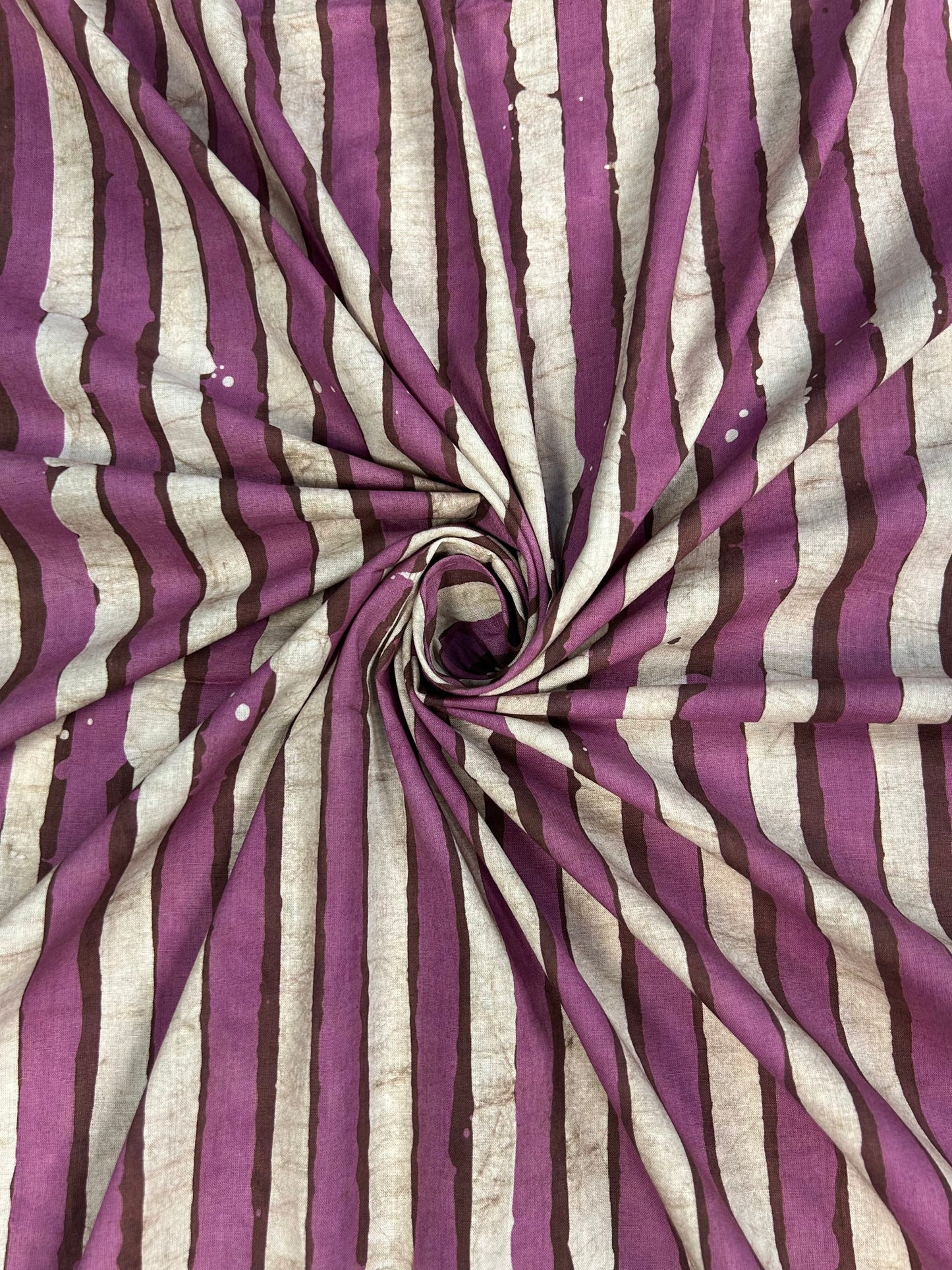 Batik Hand-Block Printed Cotton Fabric