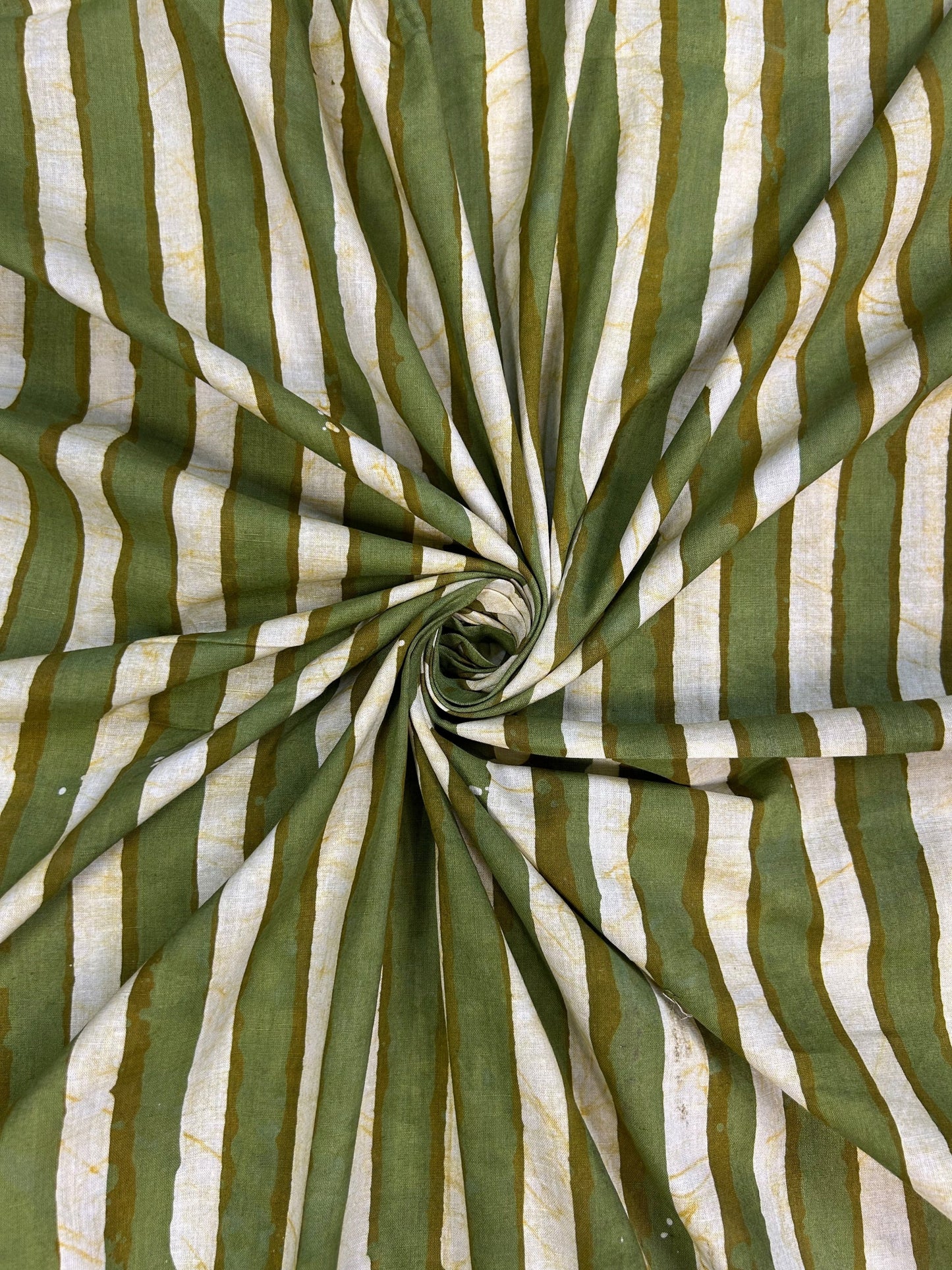 Batik Hand-Block Printed Cotton Fabric
