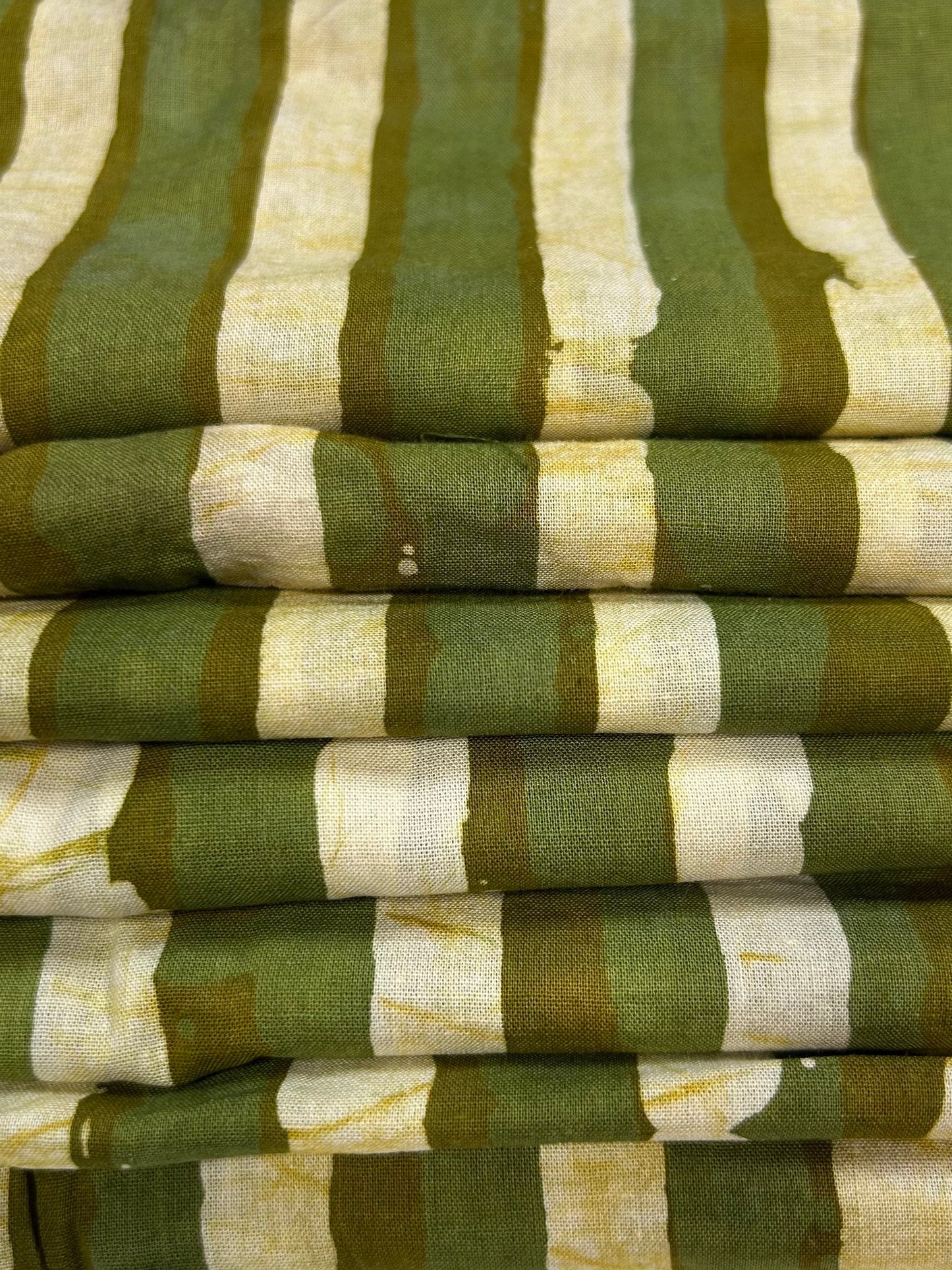 Batik Hand-Block Printed Cotton Fabric