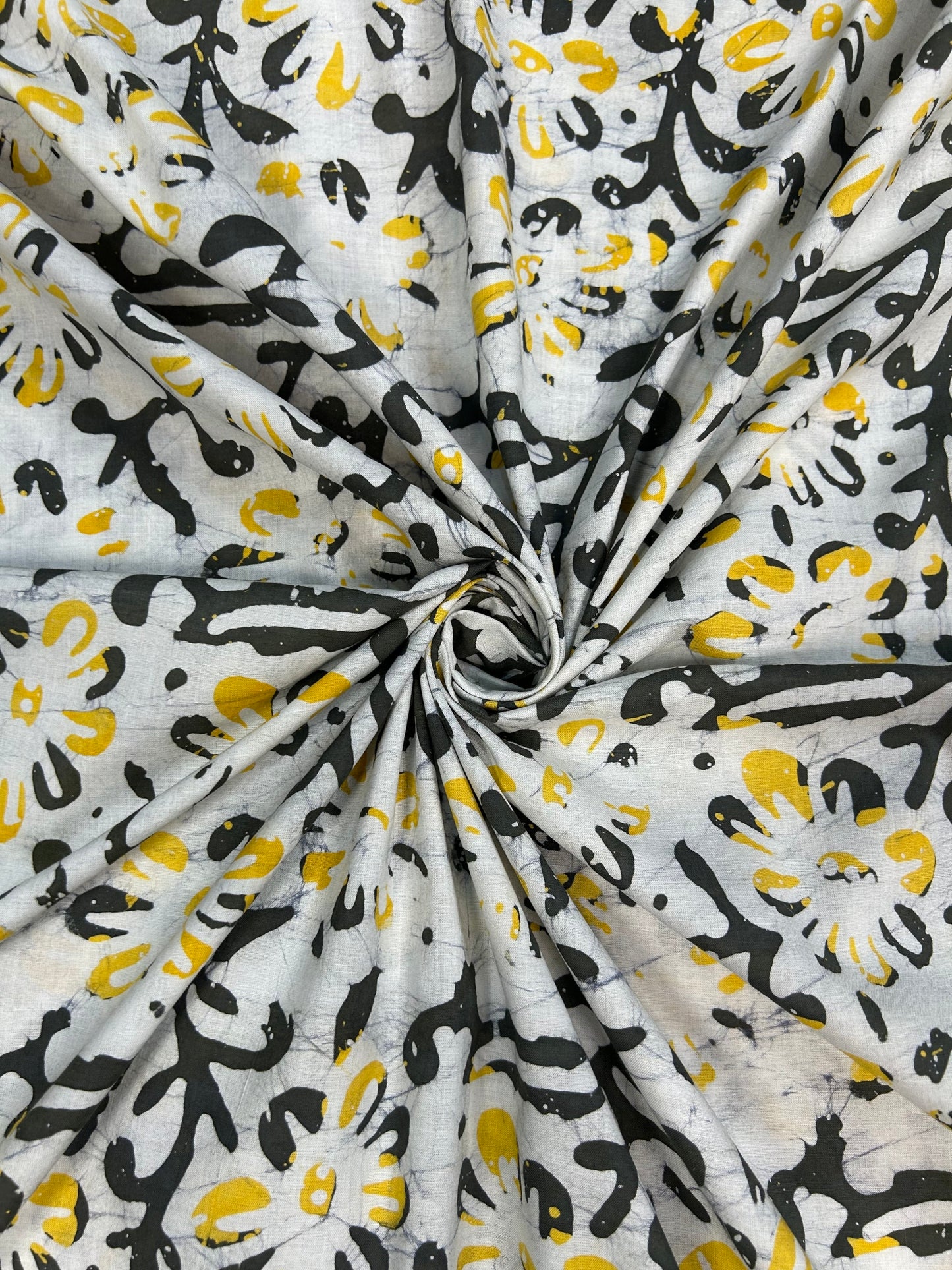 Batik Hand-Block Printed Cotton Fabric
