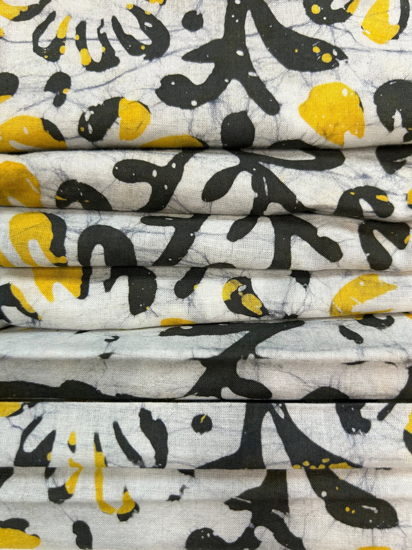 Batik Hand-Block Printed Cotton Fabric