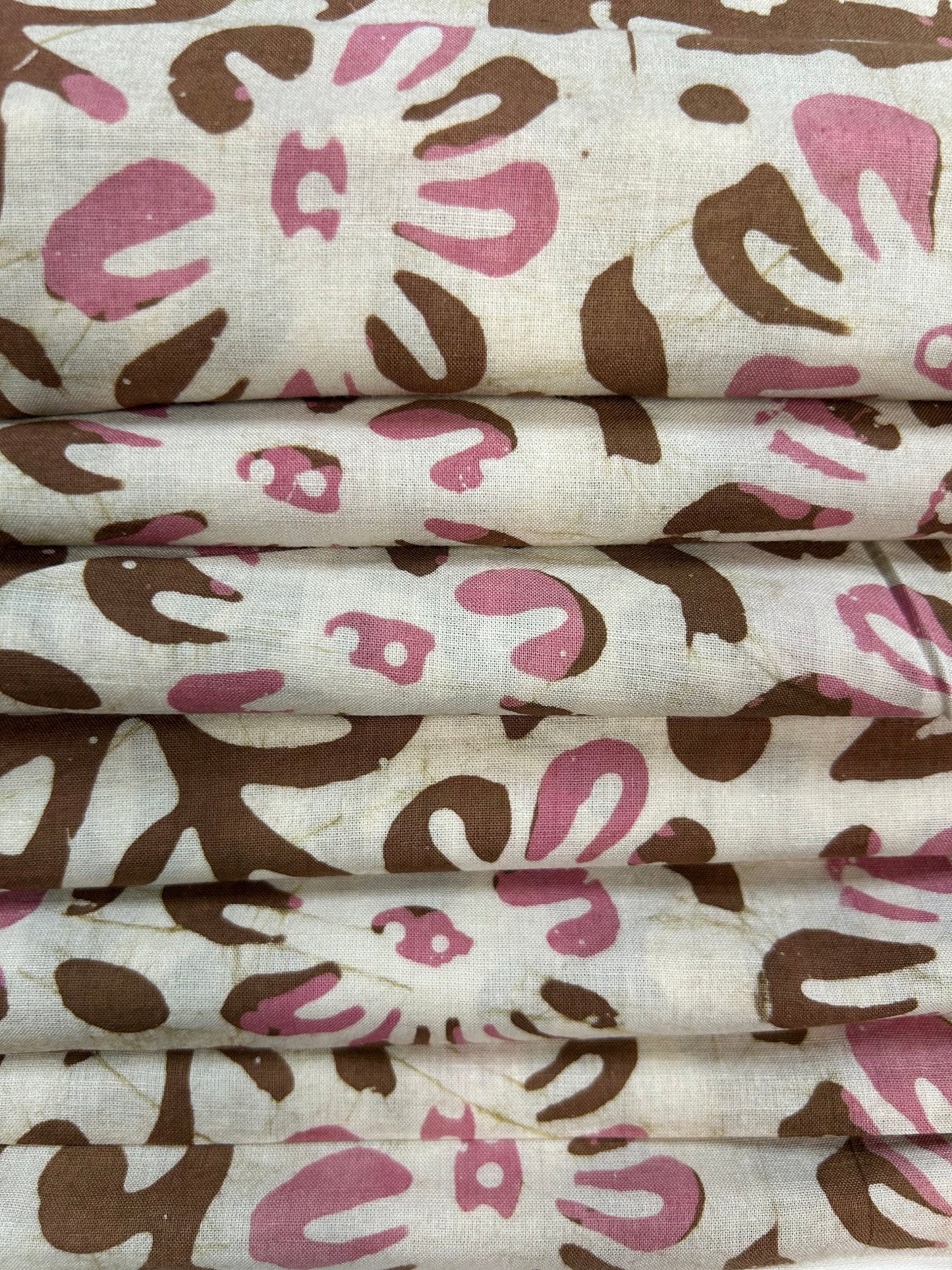 Batik Hand-Block Printed Cotton Fabric