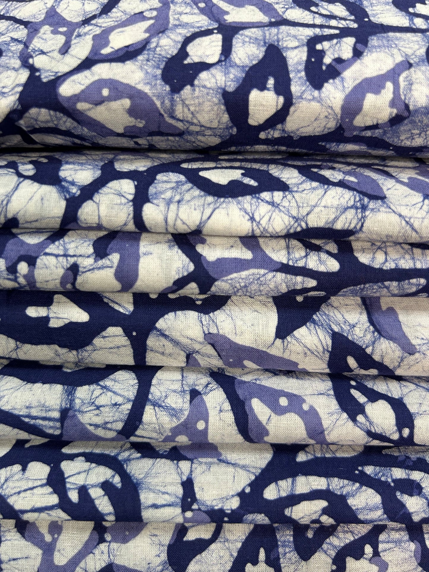 Batik Hand-Block Printed Cotton Fabric