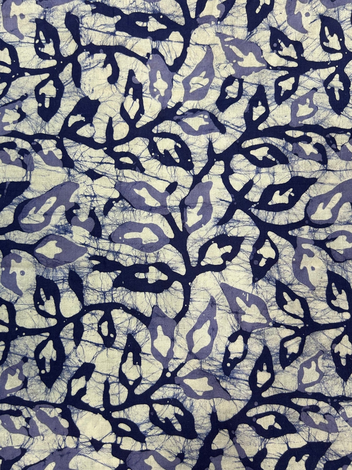 Batik Hand-Block Printed Cotton Fabric