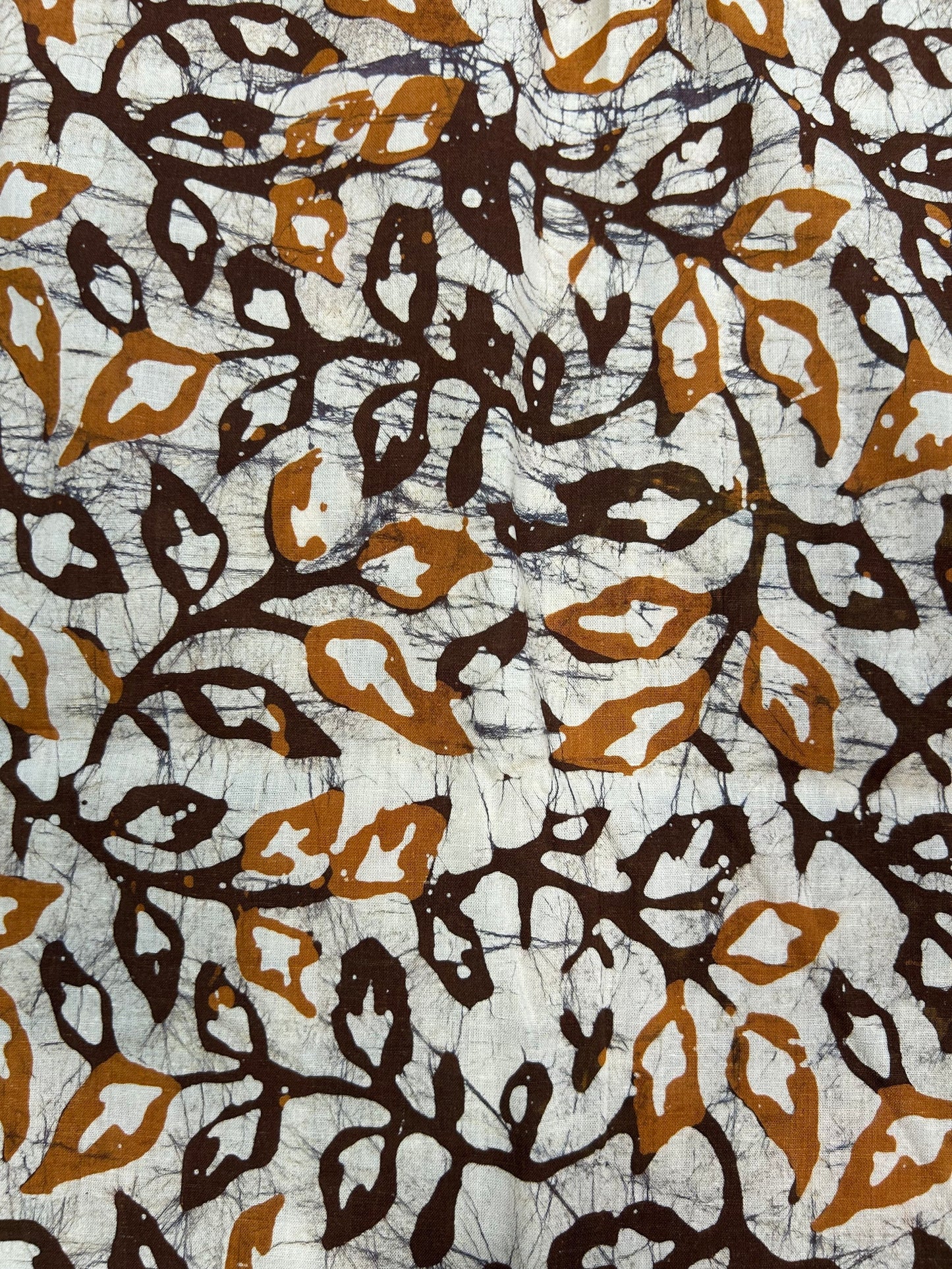 Batik Hand-Block Printed Cotton Fabric