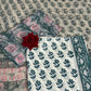 Teal Full Kota Handblock Printed Cotton Suit Set