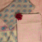 Beige Full Kota Handblock Printed Cotton Suit Set
