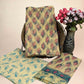 Beige Full Kota Handblock Printed Cotton Suit Set