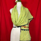 Handmade Kantha Patchwork Dupatta for Women with Ethnic Embroidery and Tassel Details